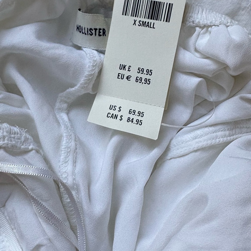 white hollister petite long dress - Picture 3 of 4